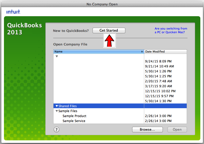 QuickBooks for Mac Company Setup